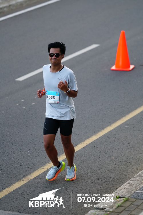 Race photo from KBP City Run 2024