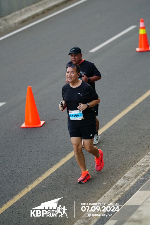 Race photo from KBP City Run 2024