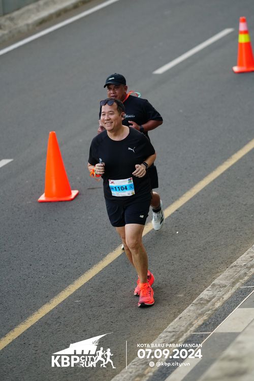 Race photo from KBP City Run 2024