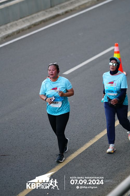 Race photo from KBP City Run 2024