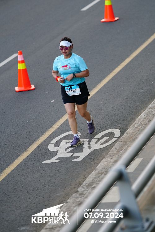 Race photo from KBP City Run 2024