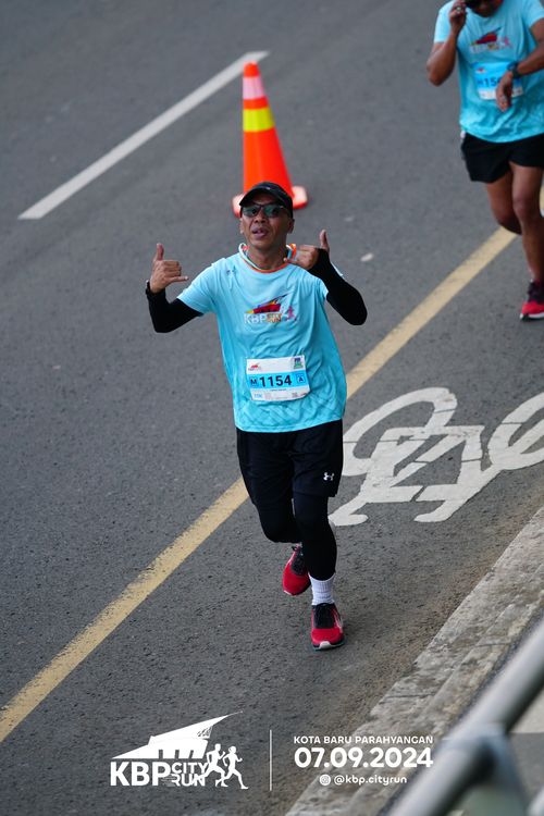 Race photo from KBP City Run 2024