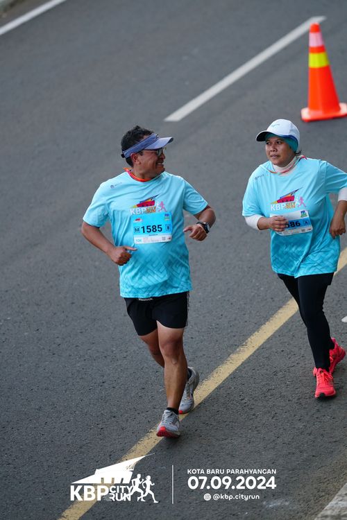 Race photo from KBP City Run 2024