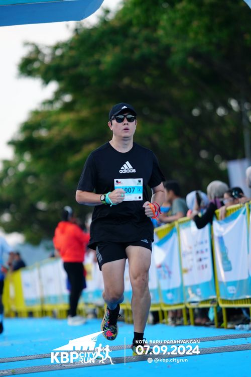 Race photo from KBP City Run 2024