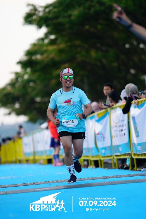 Race photo from KBP City Run 2024