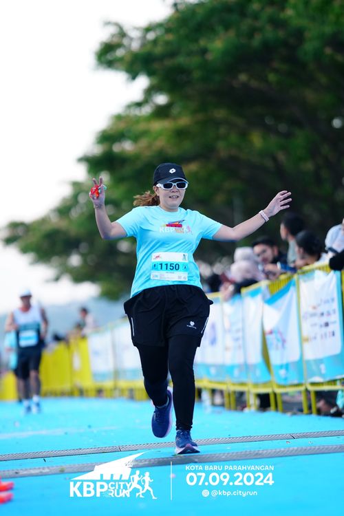 Race photo from KBP City Run 2024