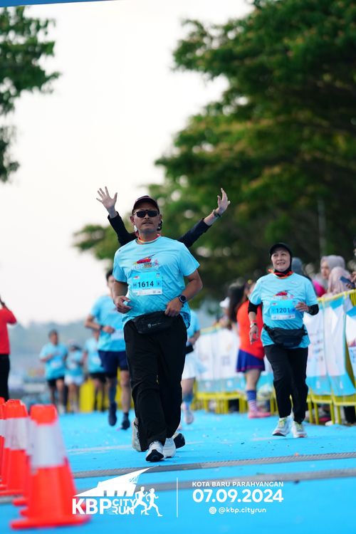 Race photo from KBP City Run 2024