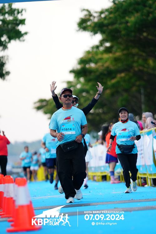 Race photo from KBP City Run 2024