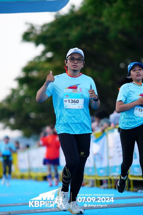 Race photo from KBP City Run 2024