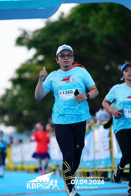 Race photo from KBP City Run 2024