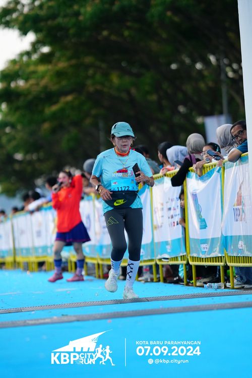 Race photo from KBP City Run 2024