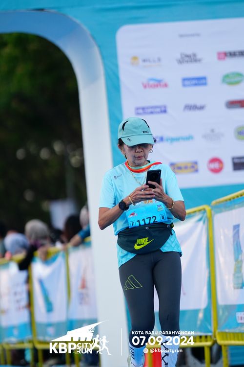 Race photo from KBP City Run 2024