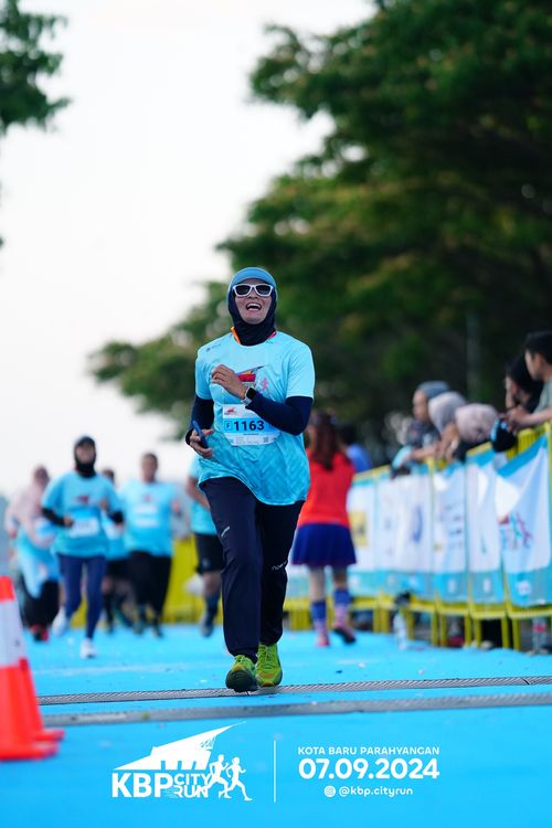 Race photo from KBP City Run 2024