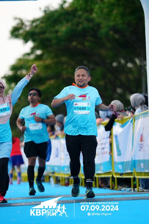 Race photo from KBP City Run 2024