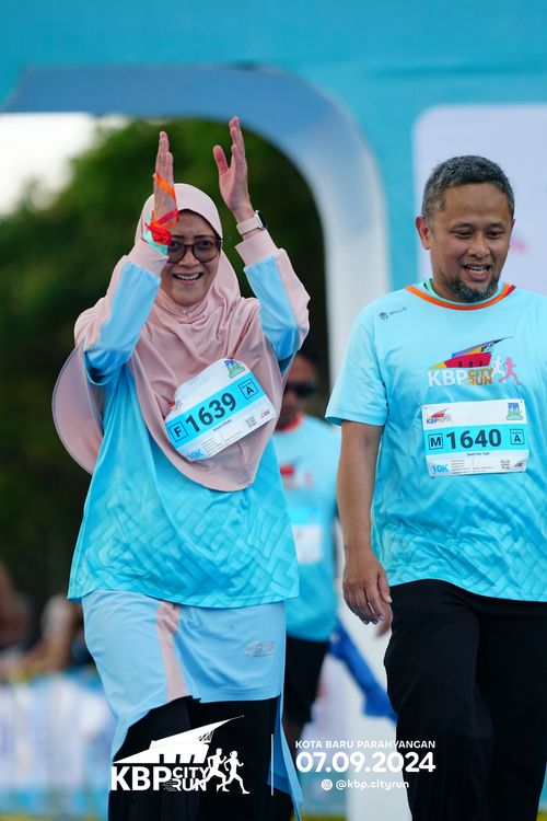 Race photo from KBP City Run 2024