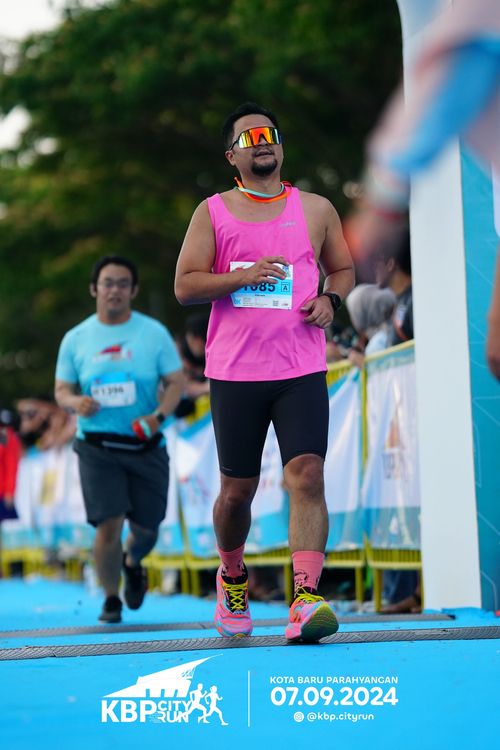 Race photo from KBP City Run 2024