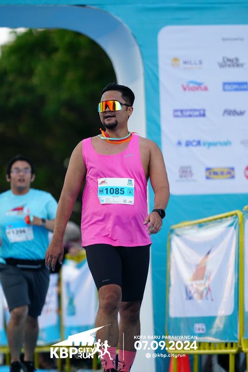 Race photo from KBP City Run 2024