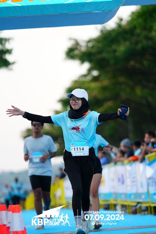 Race photo from KBP City Run 2024