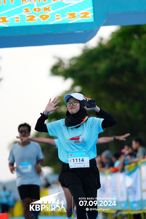 Race photo from KBP City Run 2024