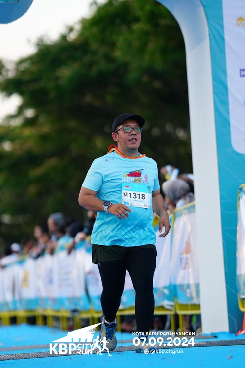 Race photo from KBP City Run 2024