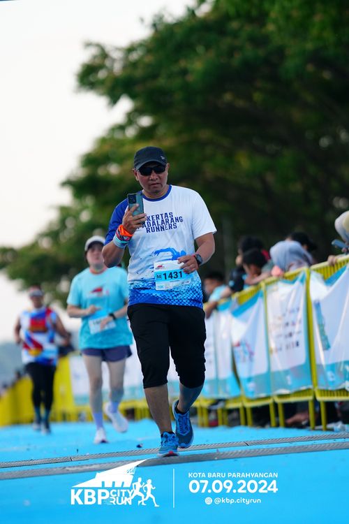Race photo from KBP City Run 2024