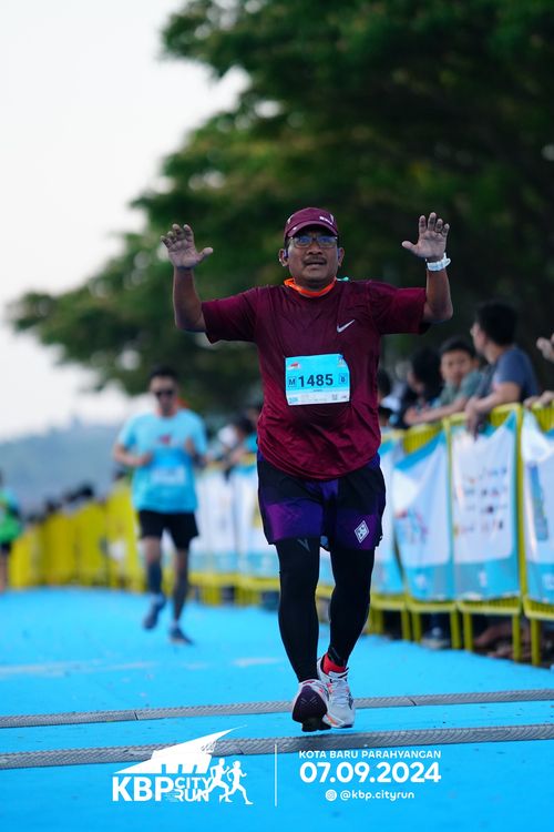 Race photo from KBP City Run 2024