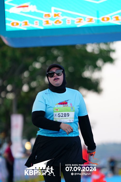 Race photo from KBP City Run 2024