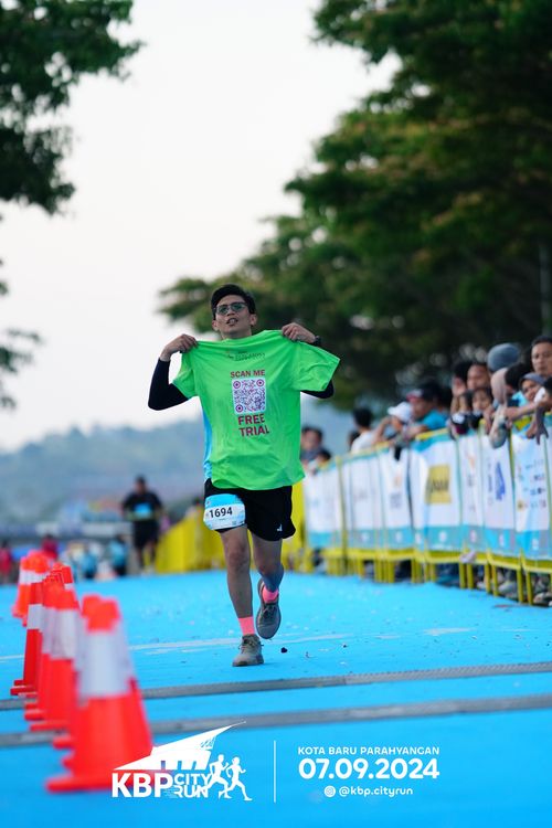 Race photo from KBP City Run 2024