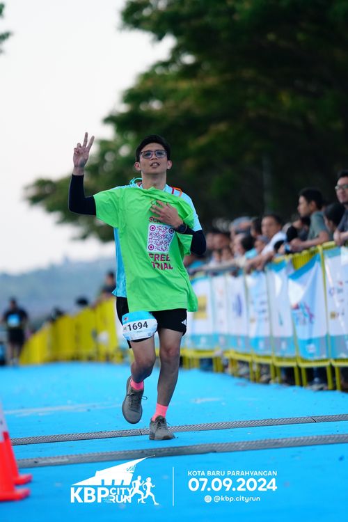 Race photo from KBP City Run 2024