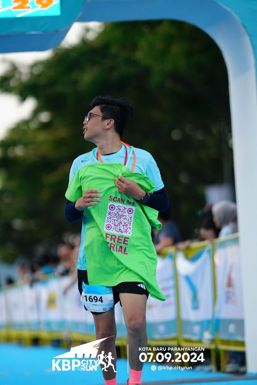 Race photo from KBP City Run 2024