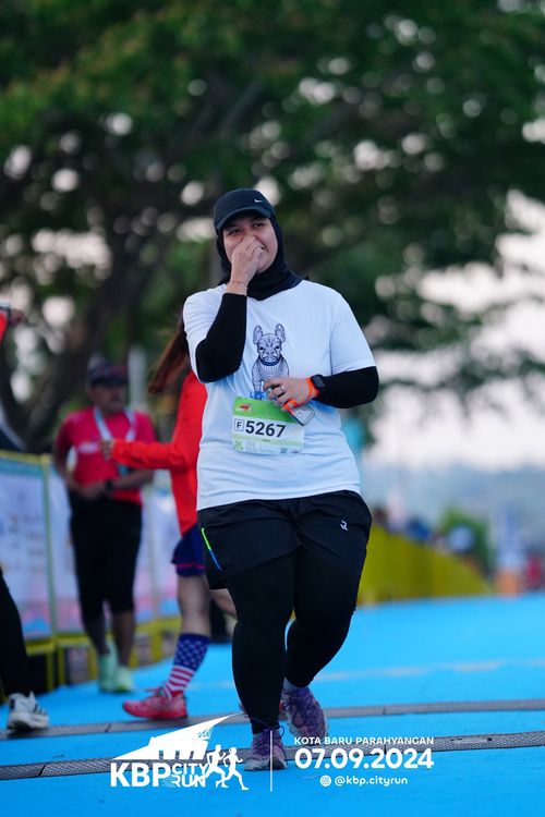 Race photo from KBP City Run 2024
