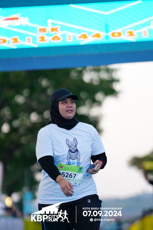 Race photo from KBP City Run 2024