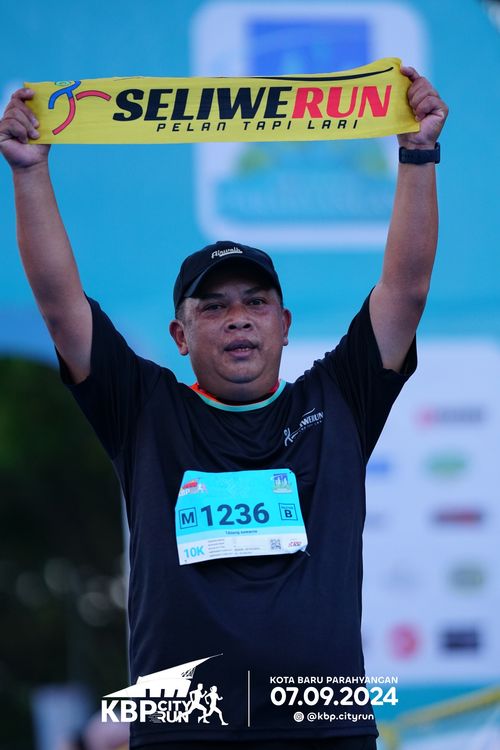 Race photo from KBP City Run 2024