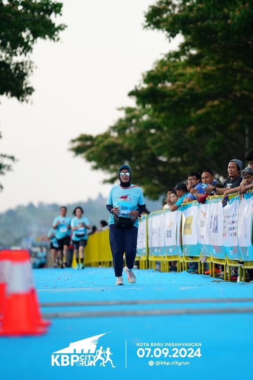 Race photo from KBP City Run 2024