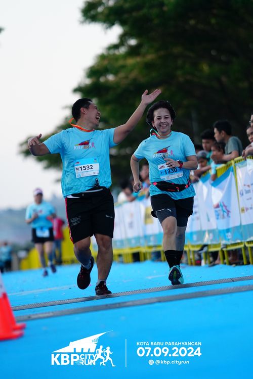 Race photo from KBP City Run 2024