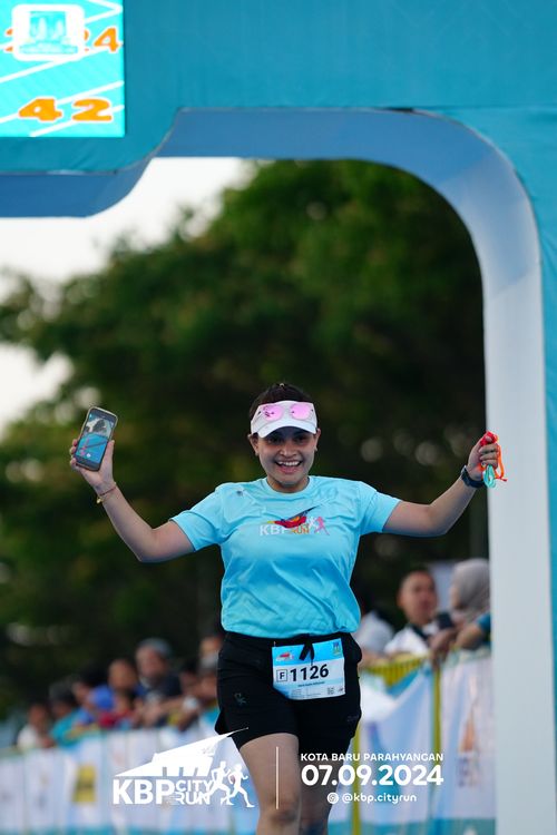 Race photo from KBP City Run 2024