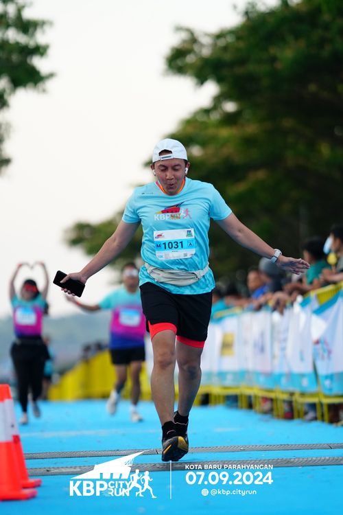 Race photo from KBP City Run 2024