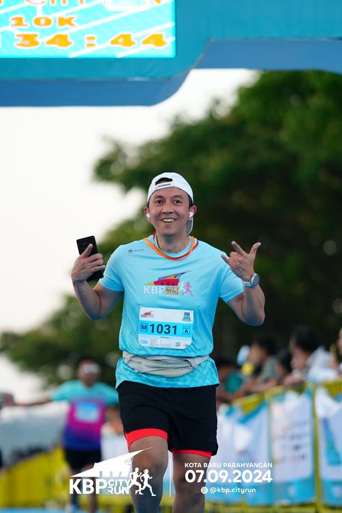 Race photo from KBP City Run 2024