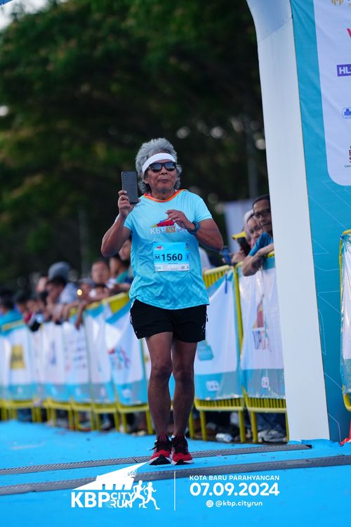 Race photo from KBP City Run 2024