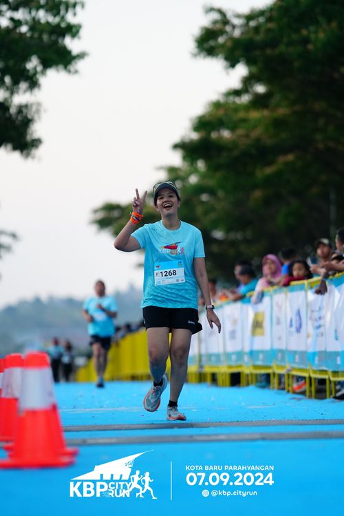 Race photo from KBP City Run 2024