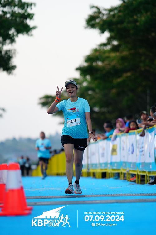 Race photo from KBP City Run 2024