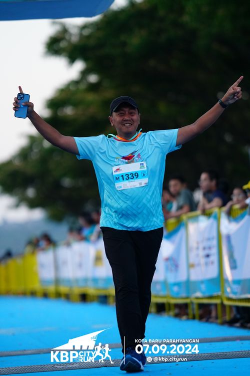 Race photo from KBP City Run 2024