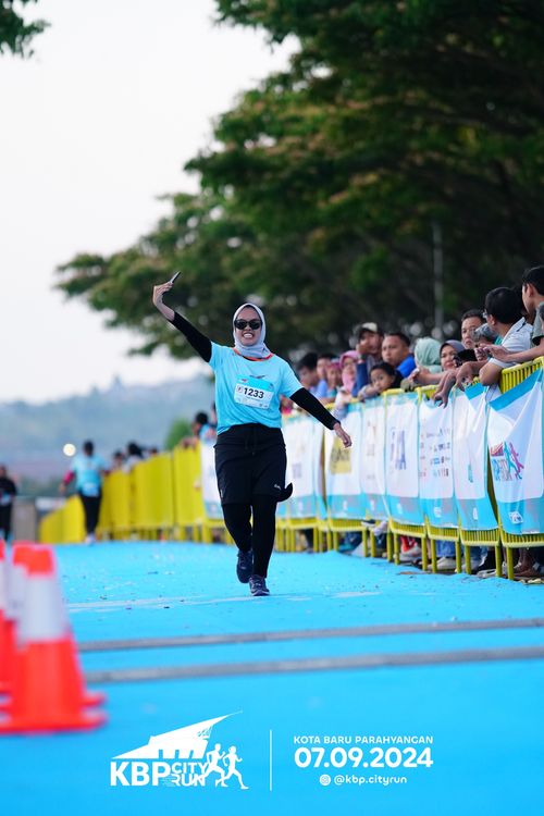 Race photo from KBP City Run 2024