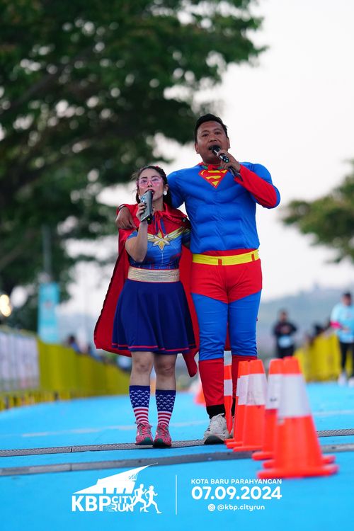 Race photo from KBP City Run 2024