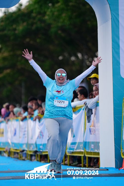 Race photo from KBP City Run 2024