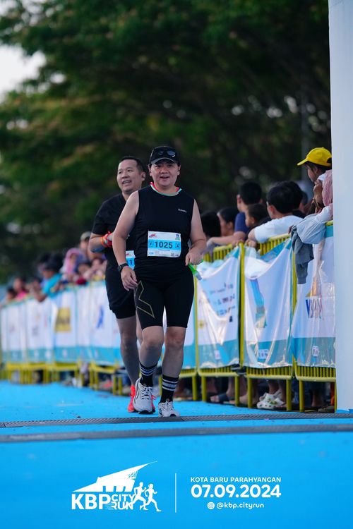 Race photo from KBP City Run 2024