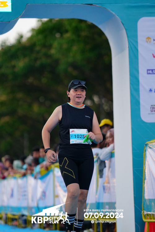 Race photo from KBP City Run 2024