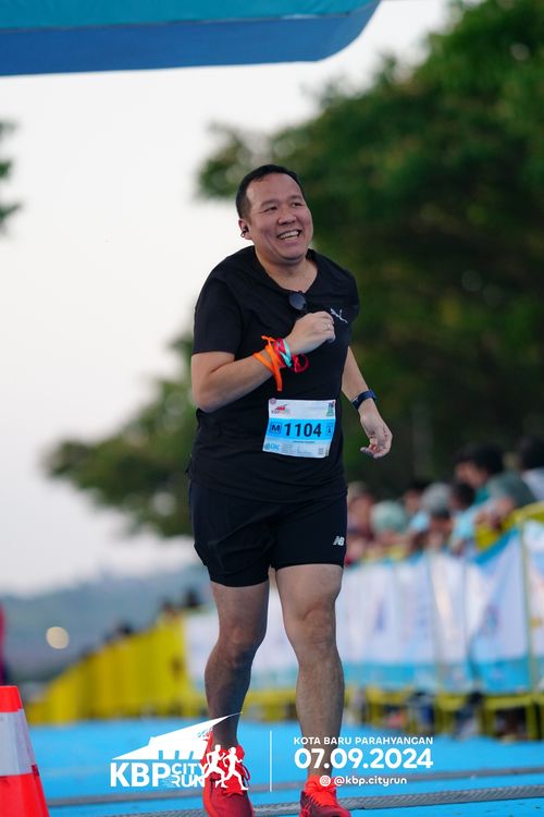 Race photo from KBP City Run 2024