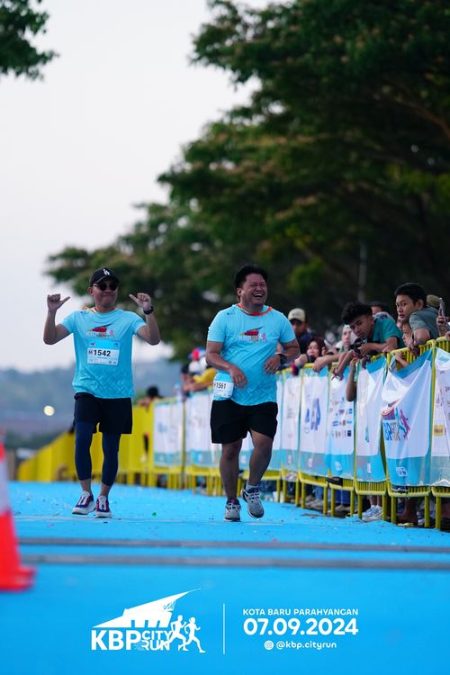 Race photo from KBP City Run 2024