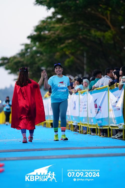 Race photo from KBP City Run 2024
